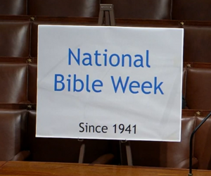 Congressional Prayer Caucus Members Lead National Bible Week Special Order