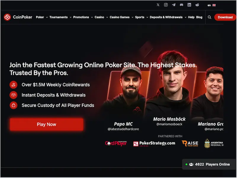 coinpoker casino home